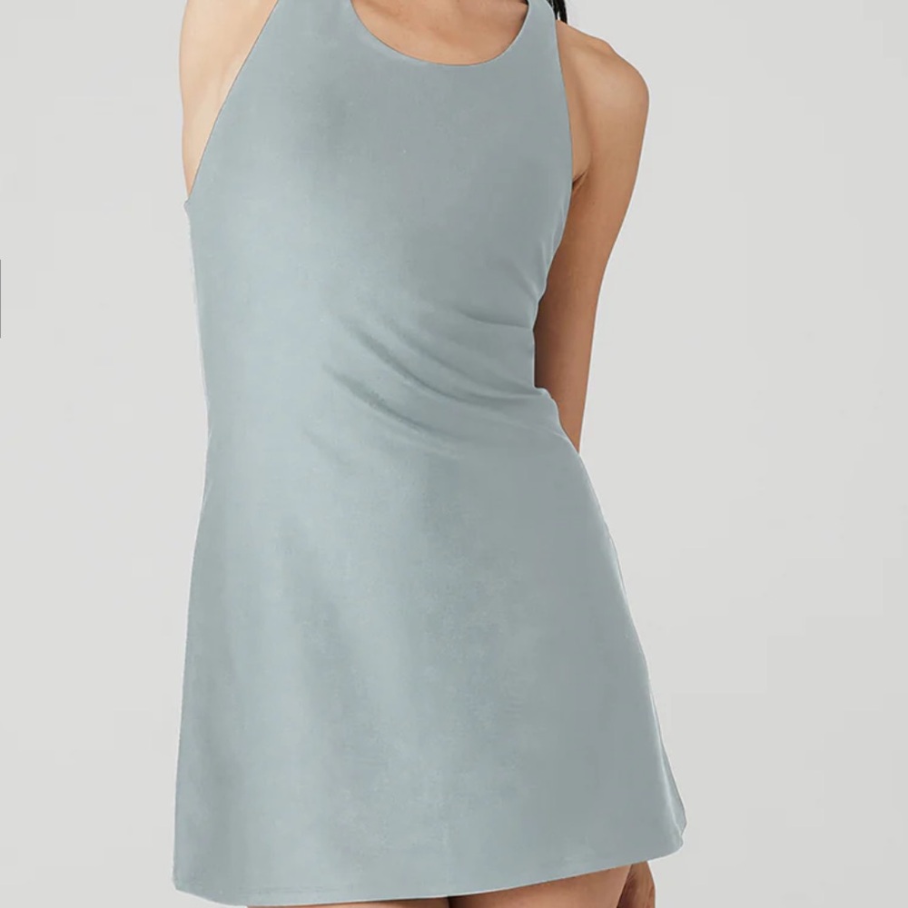 ALO Yoga Light Blue Midi Dress